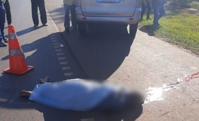 Sexagenario muere tras ser embestido por camioneta sobre la Ruta PY 02