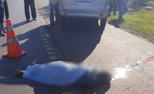 Sexagenario muere tras ser embestido por camioneta sobre la Ruta PY 02