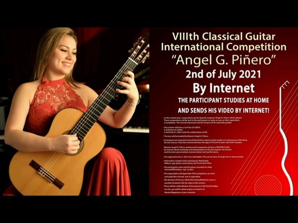 ANGELICA RODRIGUEZ GANA EL 1° PREMIO DEL CONCURSO INTERNACIONAL DE GUITARRA CLÁSICA ÁNGEL G.PIÑERO