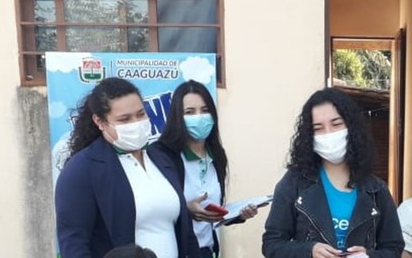 Adolescentes del Bo. 8 de Diciembre de Caaguazú se capacitan para contrarrestar la violencia