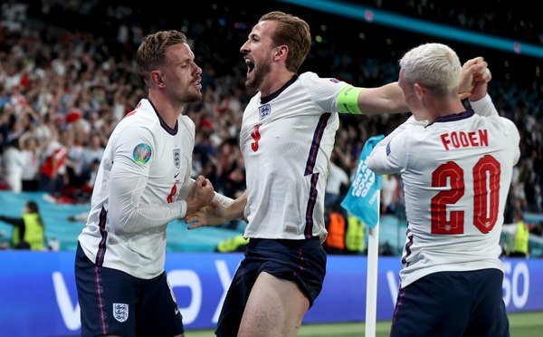 Inglaterra, a su primera final de Eurocopa tras derrotar a Dinamarca en la prórroga
