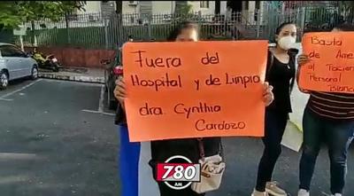Emplazan a ministro de Salud para que destituya a directora del Hospital de Limpio - Megacadena — Últimas Noticias de Paraguay
