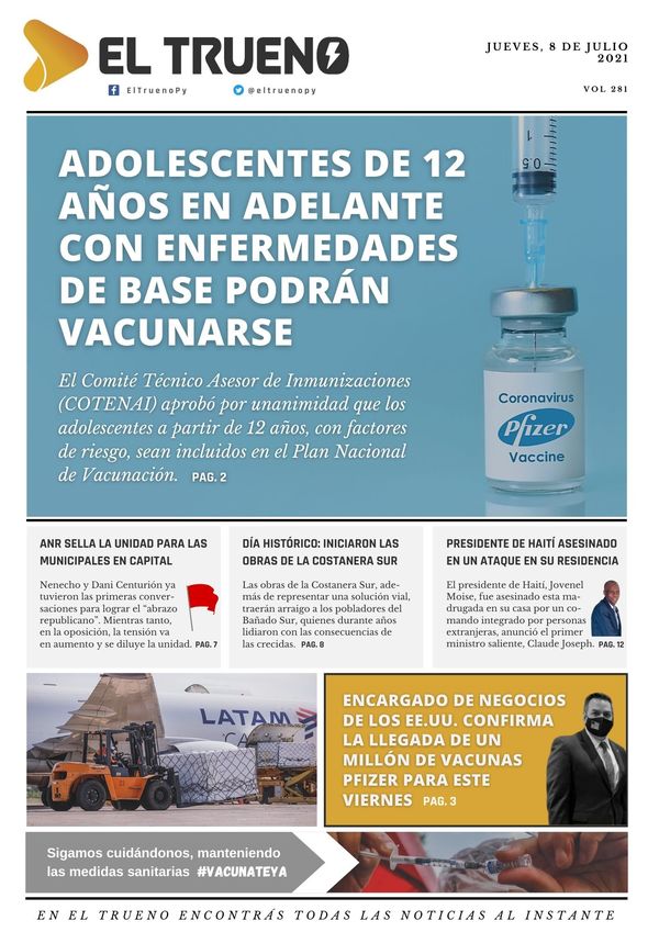 E-paper 8 de julio 2021 - El Trueno