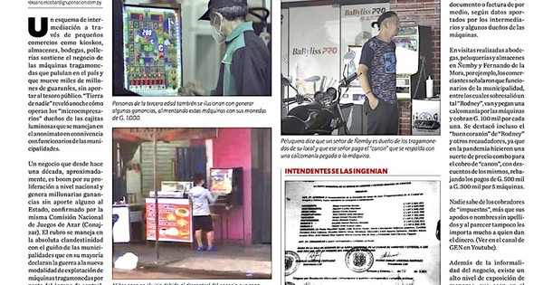 La Nación / La Fiscalía inicia pesquisas sobre la explotación ilícita de juegos de azar