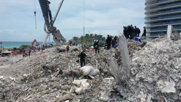 Tragedia en Miami: sin esperanzas de hallar más sobrevivientes, suspendieron tareas de rescate
