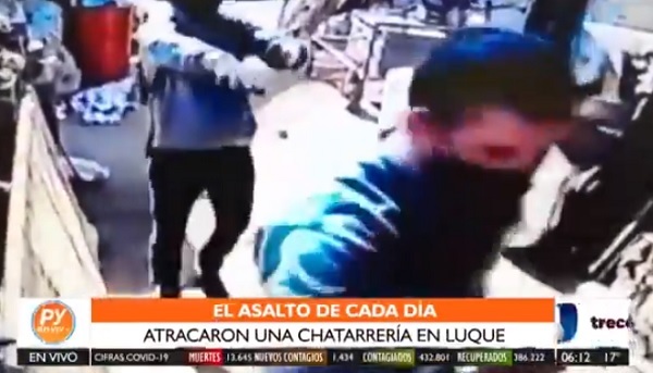 Asaltan chatarrería en Luque y se llevan más de G. 9.000.000