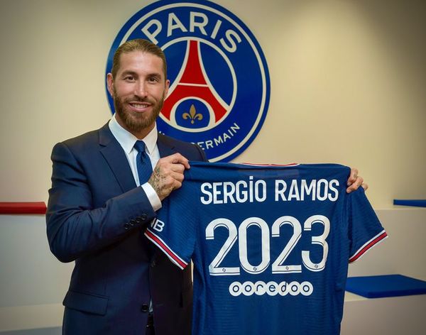 El Paris Saint-Germain oficializó la llegada de Sergio Ramos - Fútbol Internacional - ABC Color