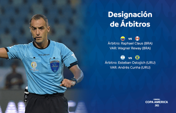 El árbitro de Paraguay-Perú dirigirá la final de la Copa América – Prensa 5
