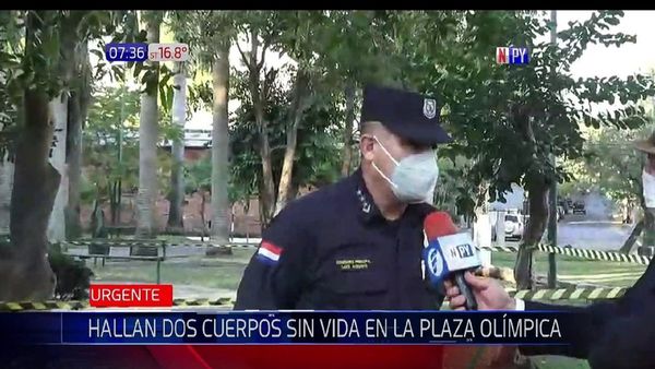 Hallan sin vida a dos ciudadanos extranjeros en plaza de Asunción