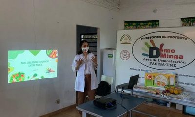 Ofrecen charla educativa sobre alimentación saludable en tiempos de COVID-19