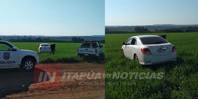 RECUPERAN VEHÍCULO ROBADO ESTA MADRUGADA EN LA PAZ