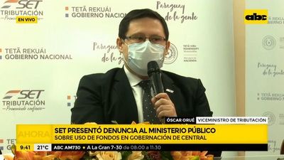 SET presenta denuncia a la Fiscaía por facturas falsas del gobernador de Central, Hugo Javier - A la gran 730 - ABC Color
