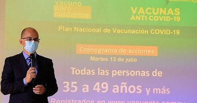 La Nación / Desde el martes vacunarán a la ciudadanía en general con 35 años en adelante