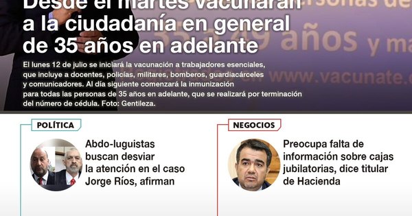 La Nación / LN PM: Las noticias más relevantes de la siesta del 8 de julio