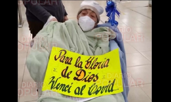 Abuela de 91 años logró zafar del coronavirus, tras un mes de intensa lucha