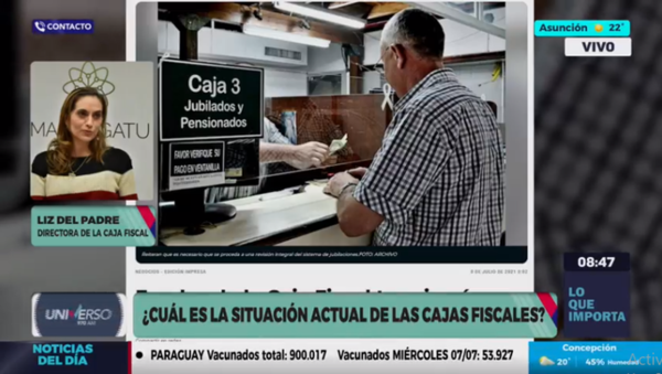 Diario HOY | ¿Cuál es la situación de las Cajas Fiscales?, al respecto Liz Del Padre, directora de la Caja Fiscal