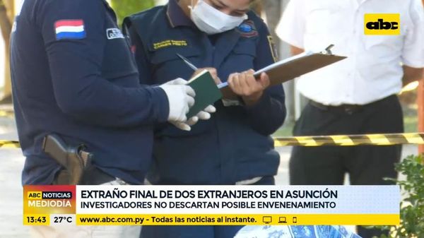 Extraño final de dos extranjeros en Asunción - ABC Noticias - ABC Color