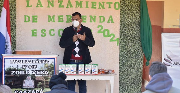 En Caazapá continúa la distribución de Merienda Escolar - Noticiero Paraguay