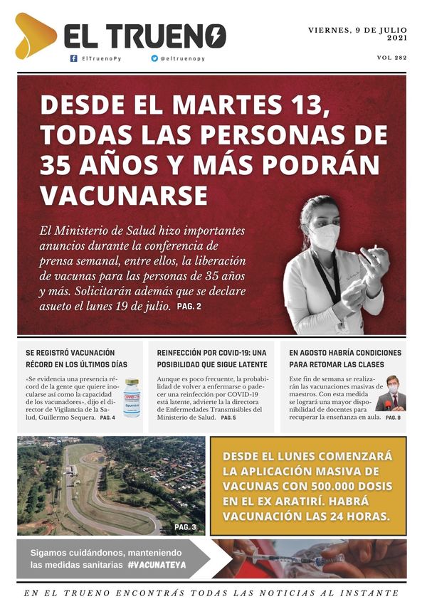 E-paper 9 de julio 2021 - El Trueno
