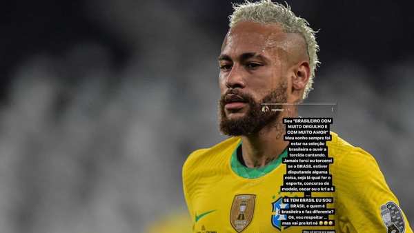 Neymar estalló contra los brasileños que hinchan por Messi y la Selección Argentina