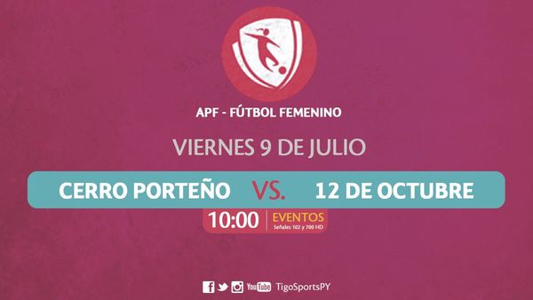 El campeón Cerro Porteño inaugura el segundo torneo del fútbol femenino
