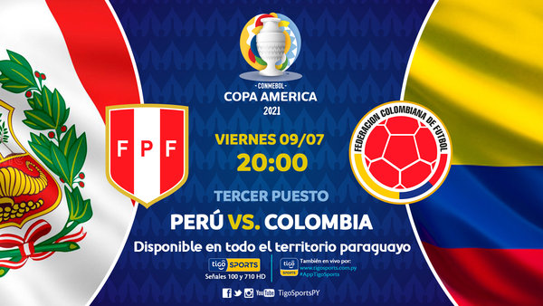 Perú y Colombia apuntan al podio