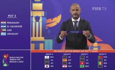 "Pynandí" van al Grupo A del Mundial de Fútbol de Playa