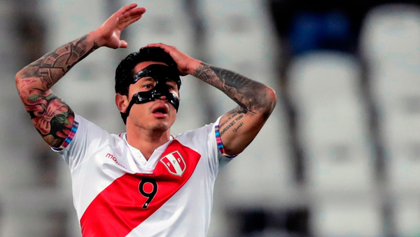 El goleador peruano está en duda
