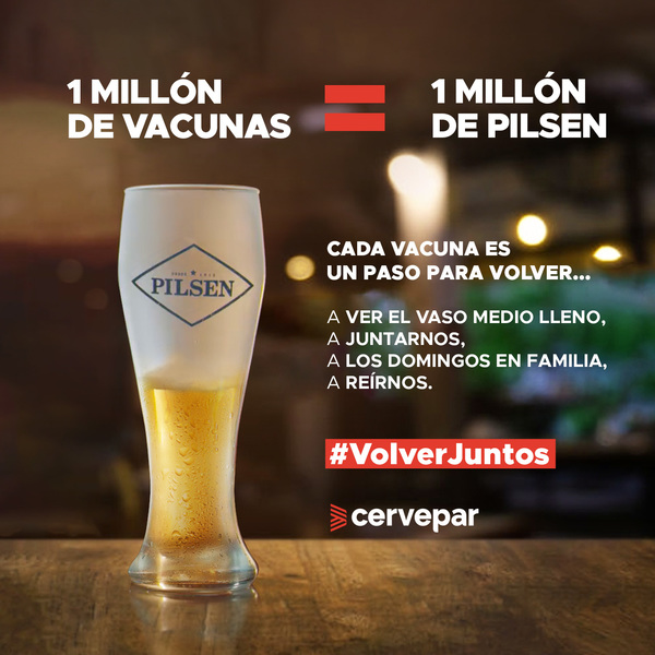 Un millón de razones para volver a la normalidad: Cervepar acompaña histórica vacunación en el Autódromo