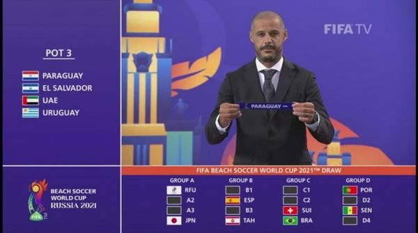 Los Pynandi con grupo definido en el Mundial de Fútbol Playa