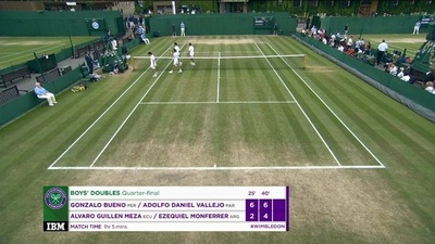 Daniel Vallejo es semifinalista en dobles del Wimbledon júnior