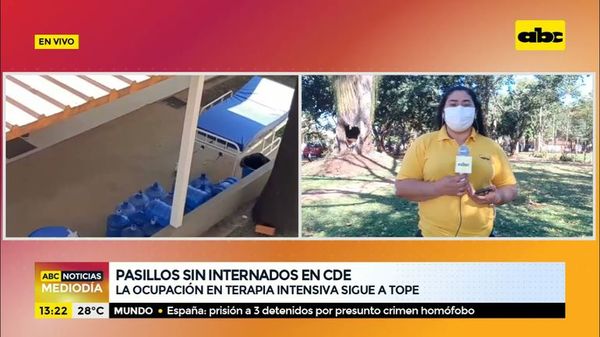 Pasillos sin internados en CDE - ABC Noticias - ABC Color
