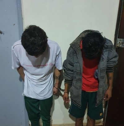 Dos aprehendidos por robar en Hernandarias