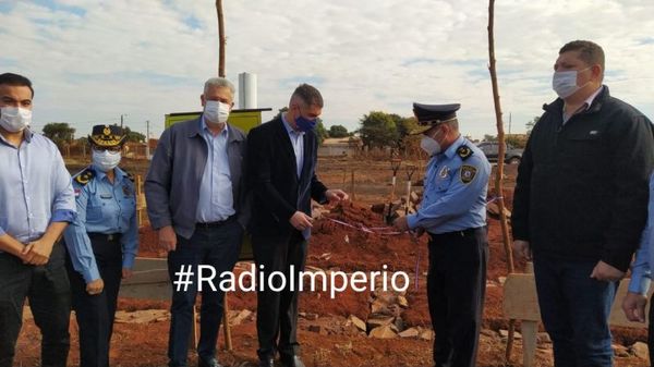 Palada inicial para la construcción del Hospital del Agente de Policía