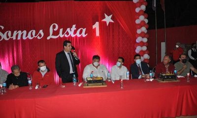 Municipales: Velázquez vaticina victoria de ANR, con apoyo de más de un millón de colorados