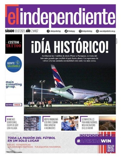 Portadas de este sábado 10 de julio de 2021