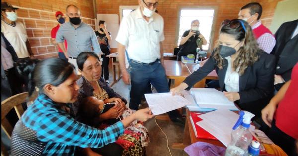 Justicia asiste a comunidades indígenas