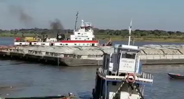 Remolcador con 10mil toneladas de soja sufre incidente en navegación en zona de Guyrati | OnLivePy