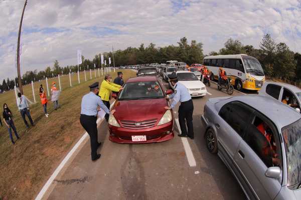 Exitoso simulacro de preparación logística en megavacunatorio de Capiatá | .::Agencia IP::.