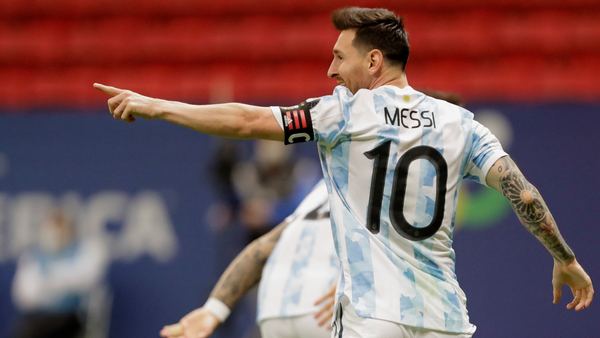 Messi lidera el equipo de la Albiceleste para la final