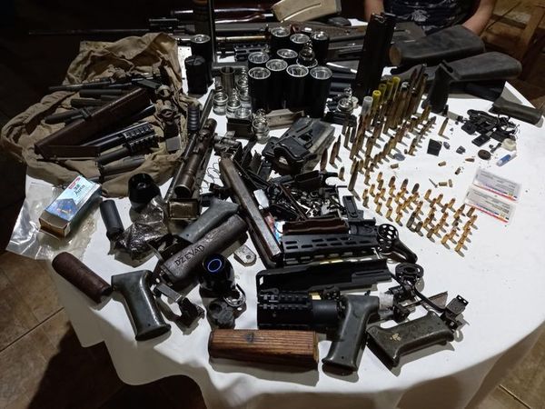 Pedro Juan Caballero: incautan munición y partes de armas durante allanamiento - Nacionales - ABC Color