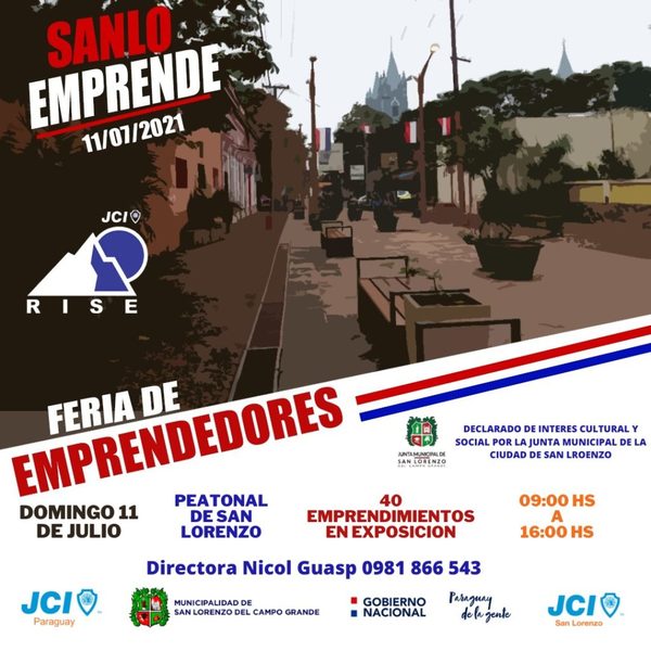 Este domingo harán la 1ra Edición de la feria "SanLo Emprende" » San Lorenzo PY