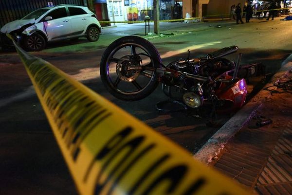 Motociclista pierde la vida tras ser arrollado sobre la avenida Carlos Antonio López - Nacionales - ABC Color