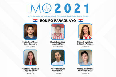 Paraguay participará de la Olimpiada más prestigiosa del mundo: IMO 2021