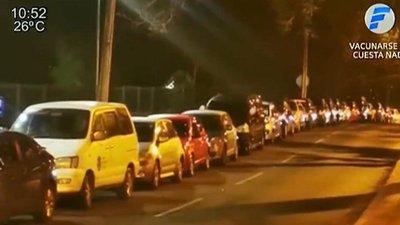 #VacunatePY: Vigilia de trabajadores priorizados en Ciudad del Este | Noticias Paraguay