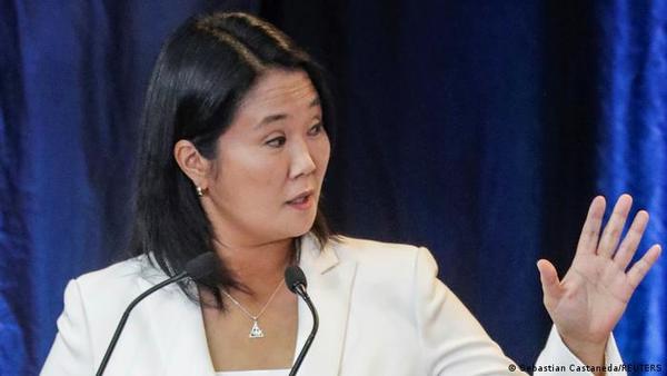 Fujimori anticipa que no reconocerá eventual victoria de Castillo en balotaje en Perú