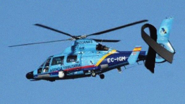 Un helicóptero de Aduanas de España cae al mar mientras perseguía a una narcolancha | Ñanduti