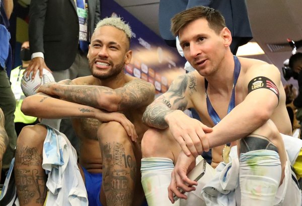 De Neymar a Messi: 'Disfruta de tu título, el fútbol te estaba esperando para este momento'