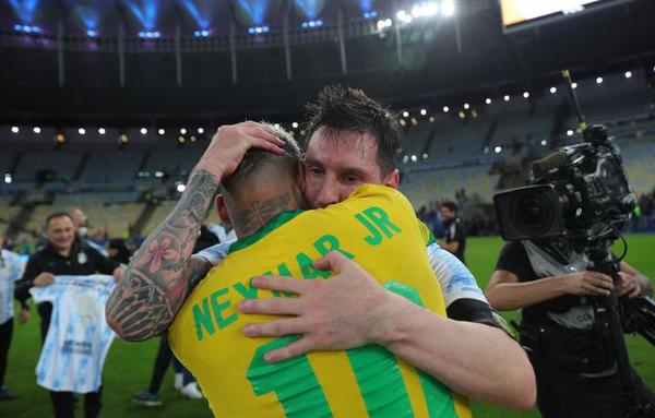 “Odio perder, pero disfruto de su título”, palabras de Neymar a Messi