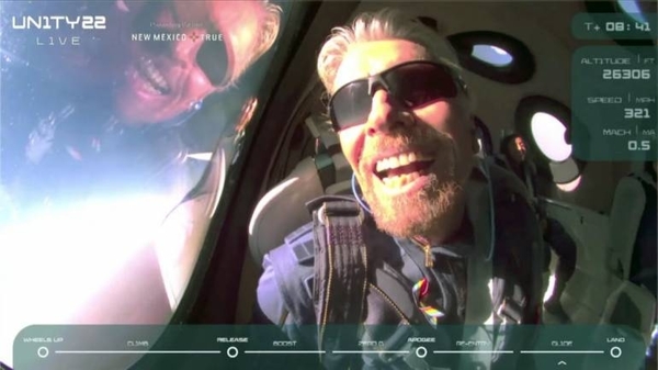 Diario HOY | "Una experiencia única": millonario Richard Branson logra su sueño de viajar al espacio